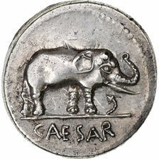 Julius Caesar, Denarius, 49-48 BC, Traveling Mint, Argento, SPL-, Crawford:443/1