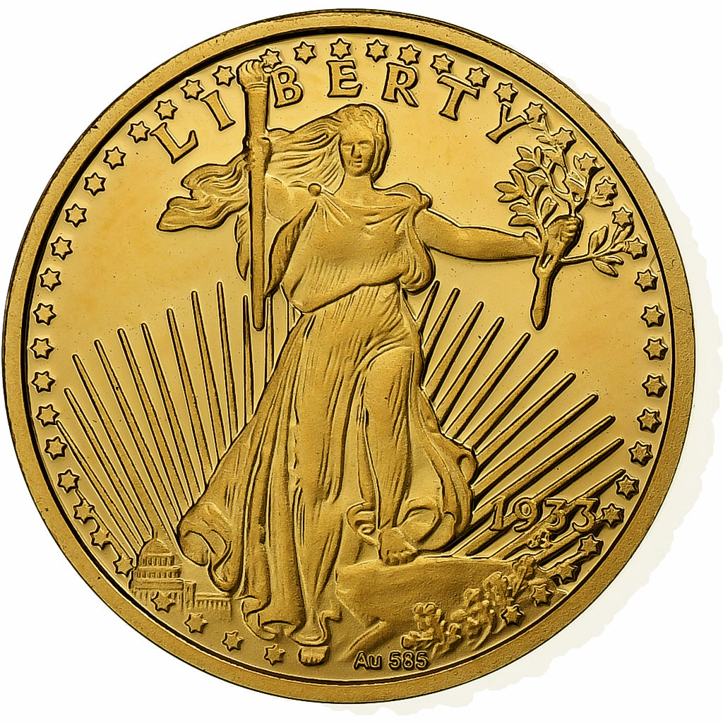 États-Unis, ., Copy Twenty Dollars, Liberty, 20 Dollars, FDC, Or