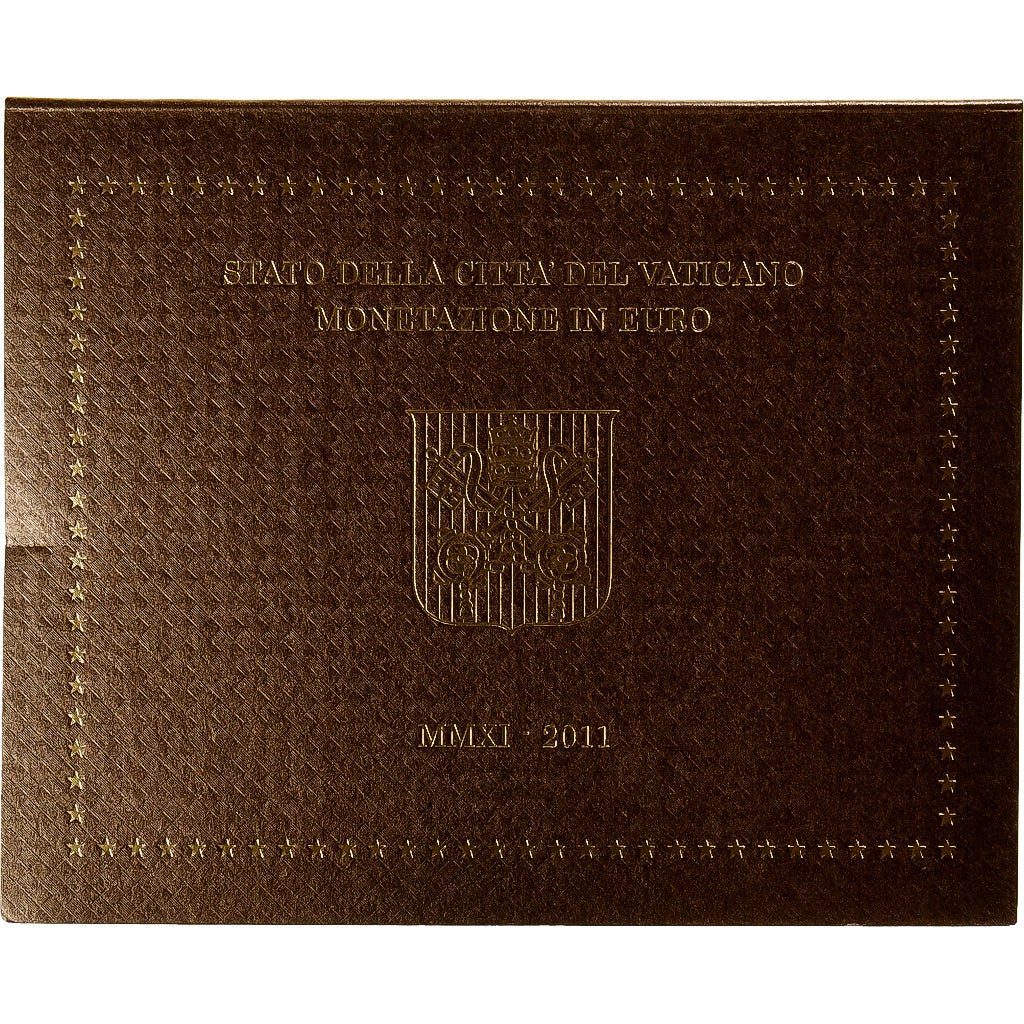 Vaticano, Benedict XVI, Set 1 ct. - 2 Euro, 2011, Rome, N/D, MS(64)