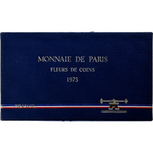 France, Coffret 1 c. à 50 frs., 1975, MDP, série FDC, MS(65-70)
