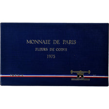 France, Coffret 1 c. à 50 frs., 1975, MDP, série FDC, MS(65-70)