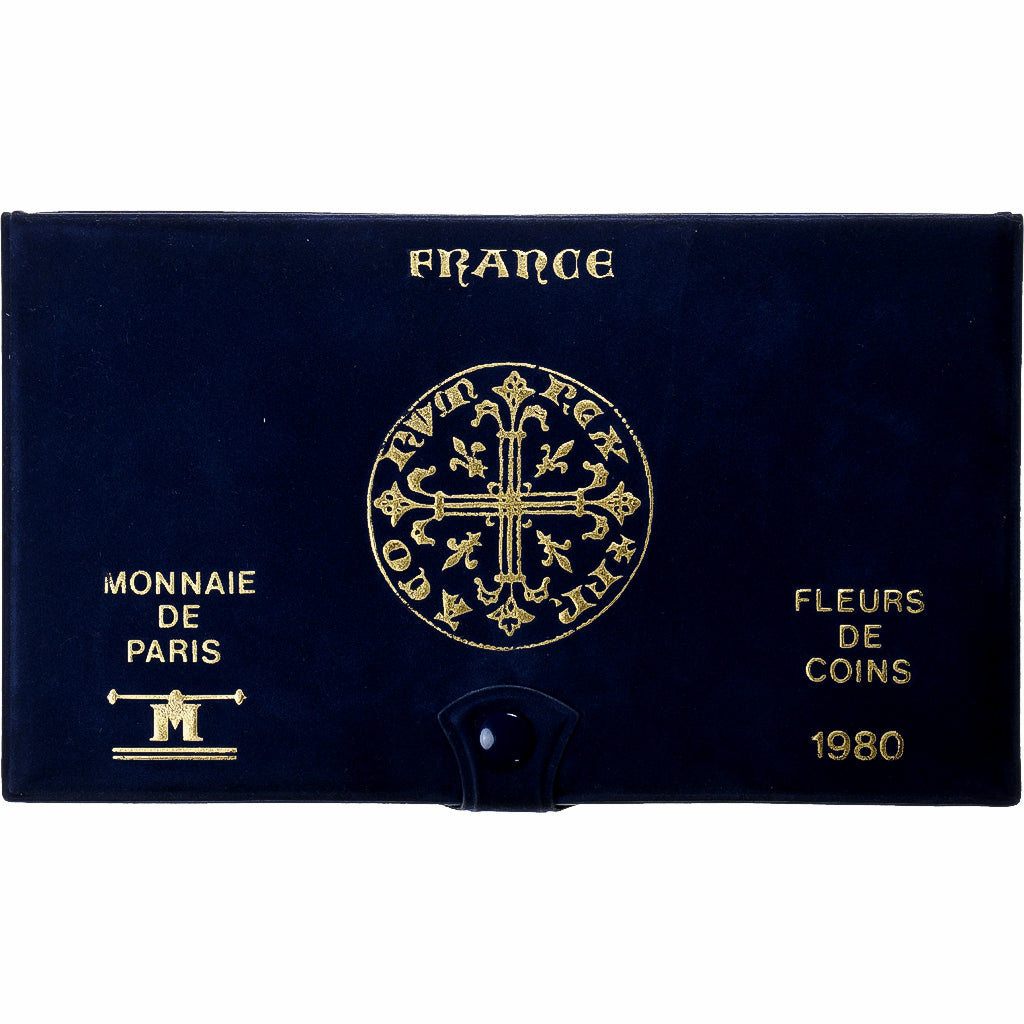 Frankreich, Coffret 1 c. à 50 frs., 1980, MDP, série FDC, STGL