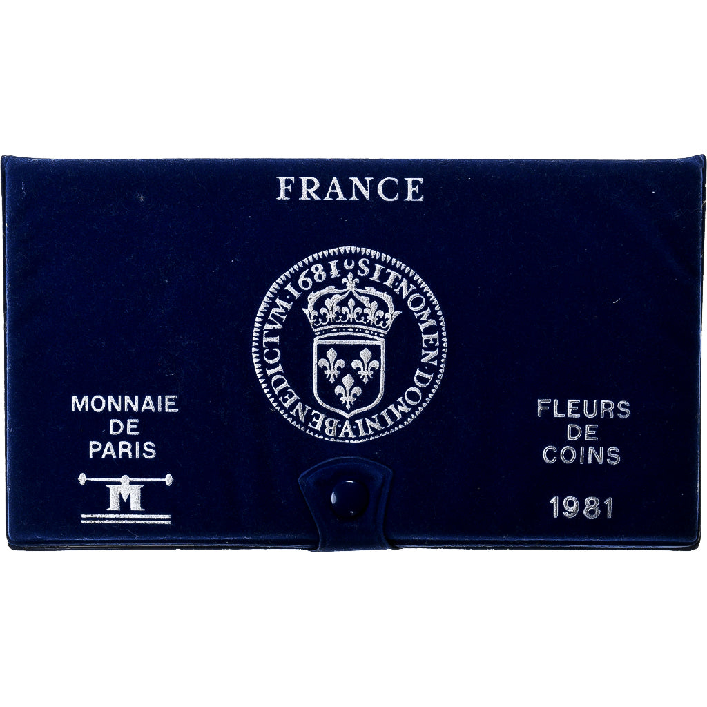 Francia, Coffret 1 c. à 10 frs., 1981, MDP, série FDC, Sin información, FDC