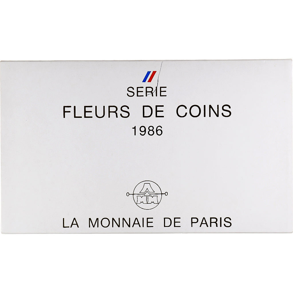 Francia, Coffret 1 c. à 100 frs., 1986, MDP, série FDC, N.C., FDC