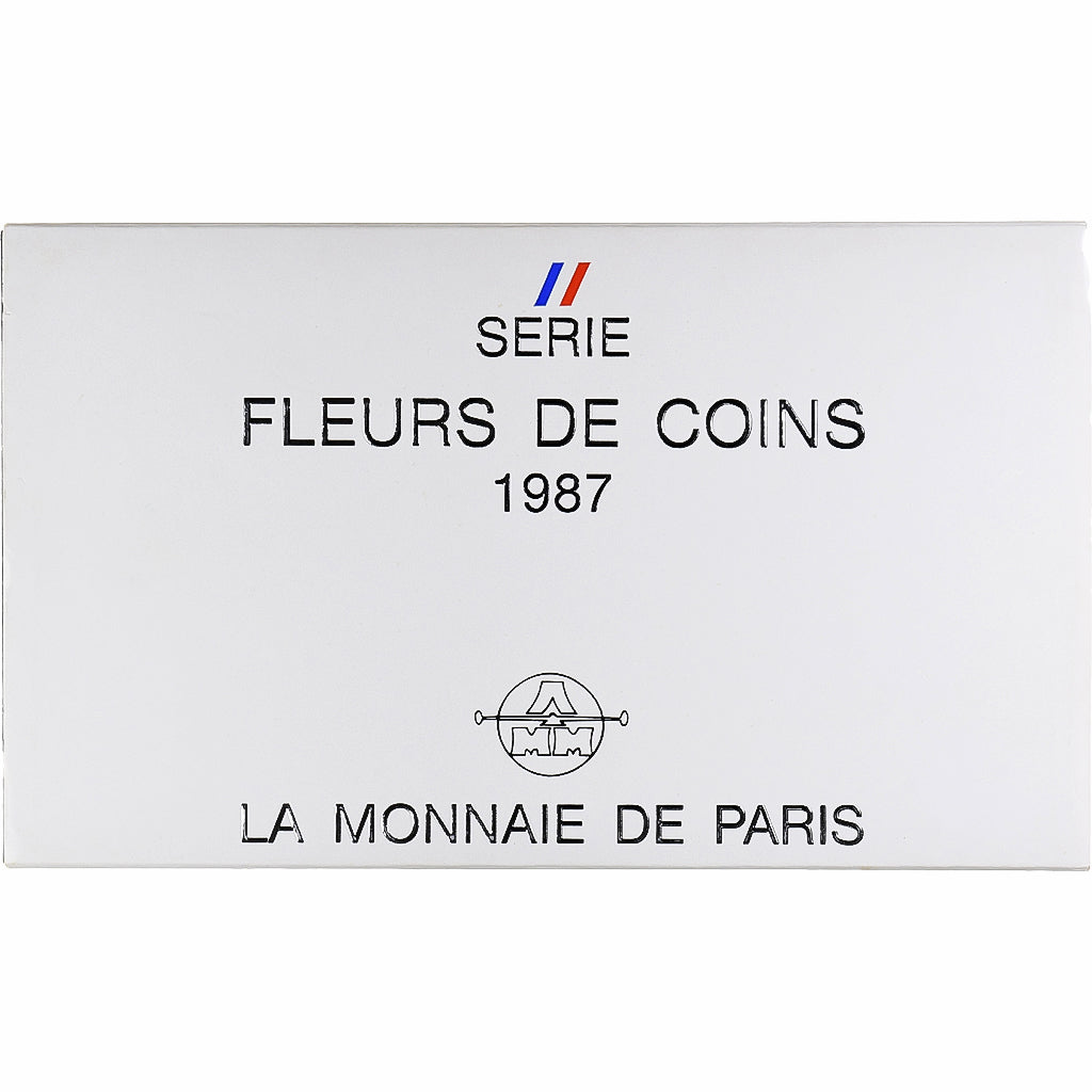 France, Coffret 1 c. à 100 frs., 1987, MDP, série FDC, FDC