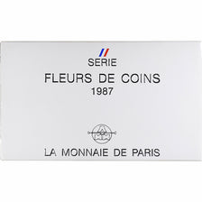 France, Coffret 1 c. à 100 frs., 1987, MDP, série FDC, FDC