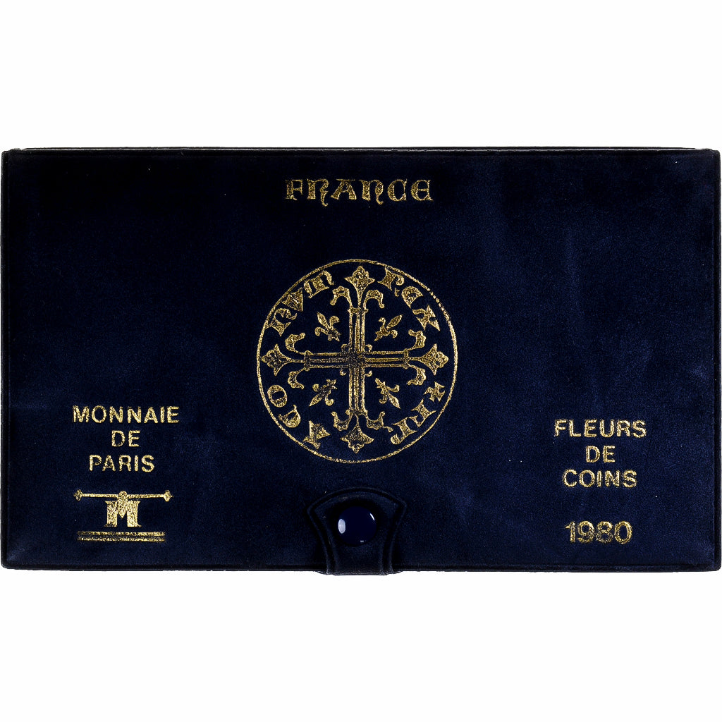 Francja, Coffret 1 c. à 50 frs., 1980, MDP, série FDC, ND, MS(65-70)