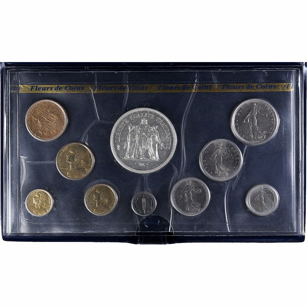 Francja, Coffret 1 c. à 50 frs., 1980, MDP, série FDC, ND, MS(65-70)