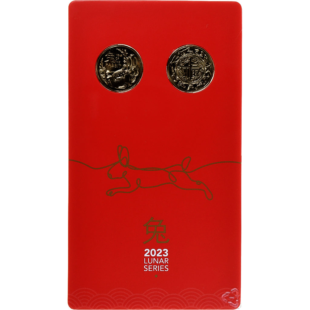 Austrália, Elizabeth II, 1 Dollar, Year of the Rabbit, 2023, Perth, BU