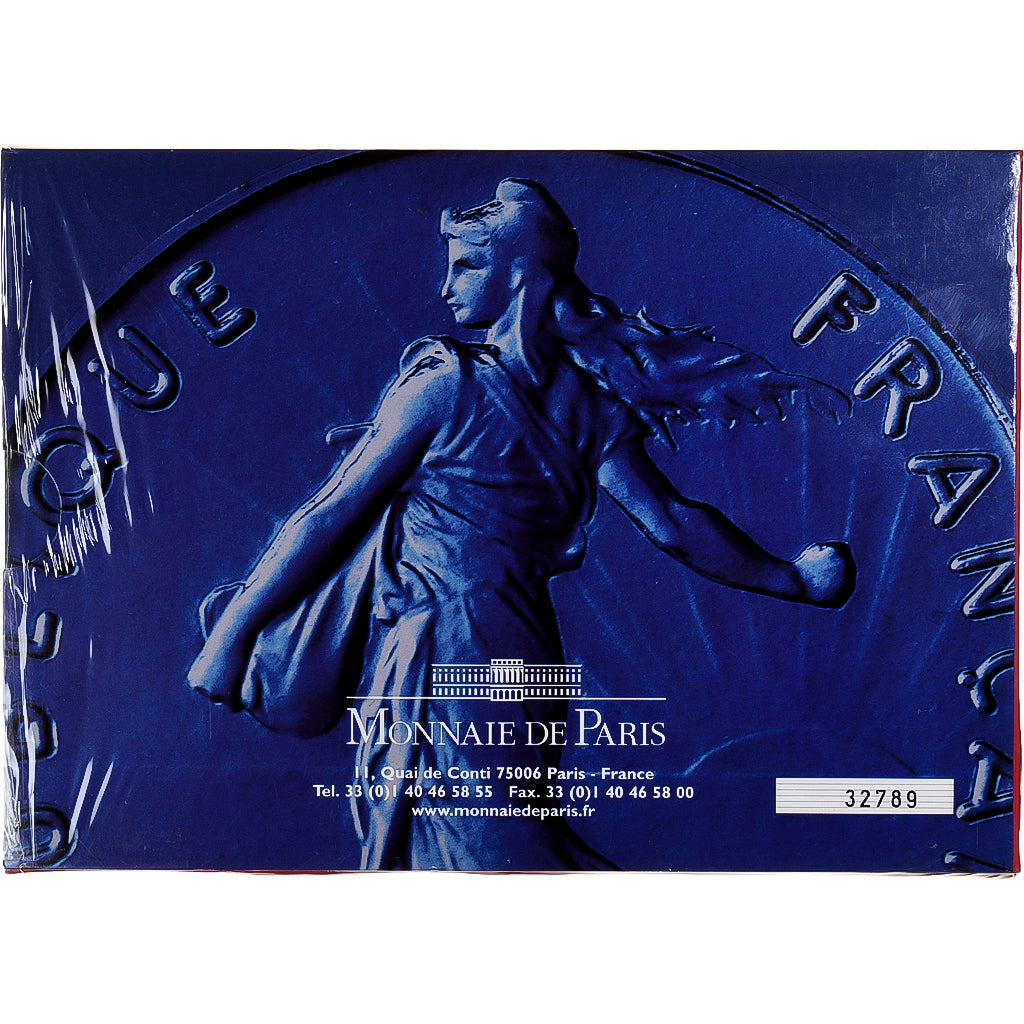 France, Coffret 1 c. à 20 frs., 2000, MDP, BU, MS(65-70)