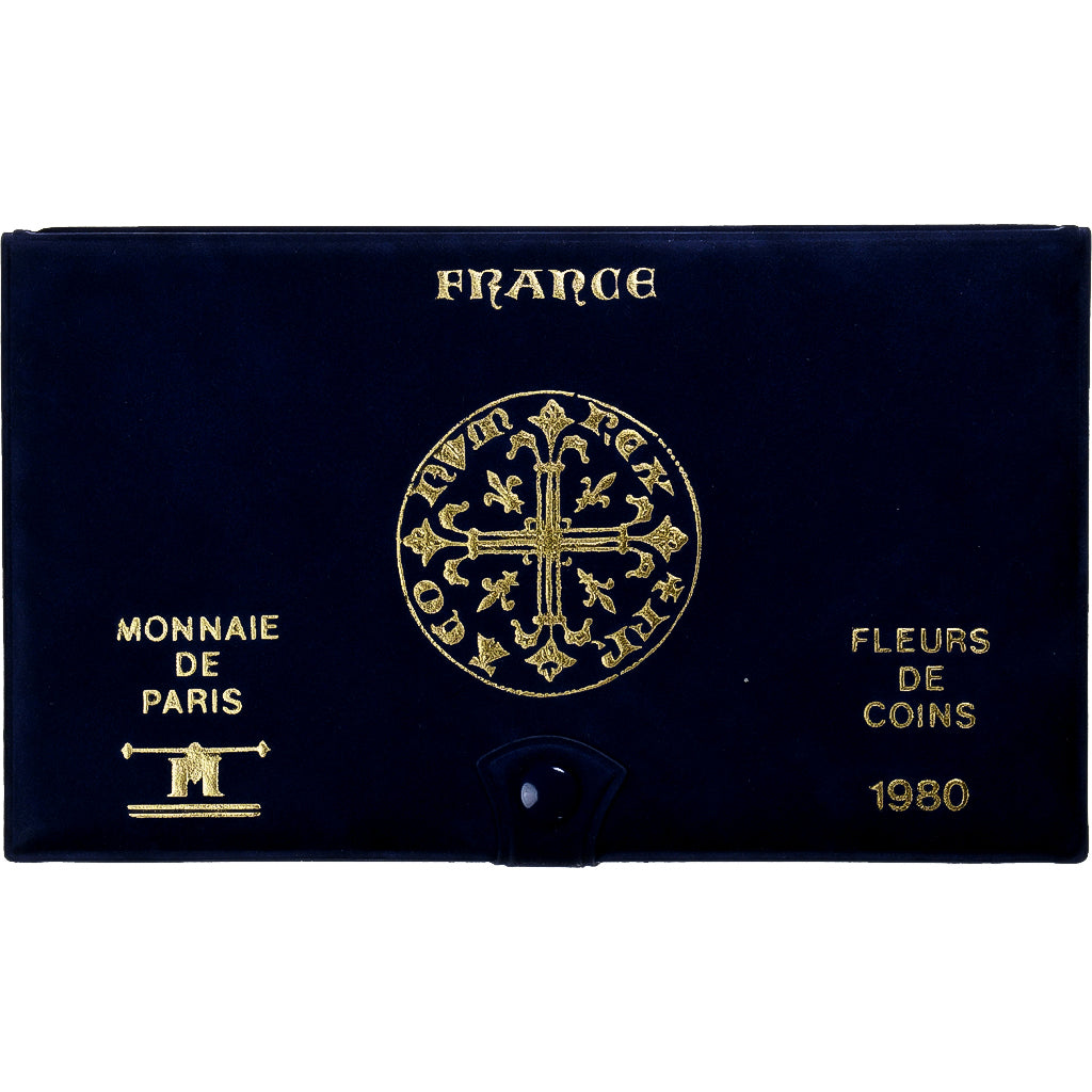 Frankreich, Coffret 1 c. à 50 frs., 1980, MDP, série FDC, STGL