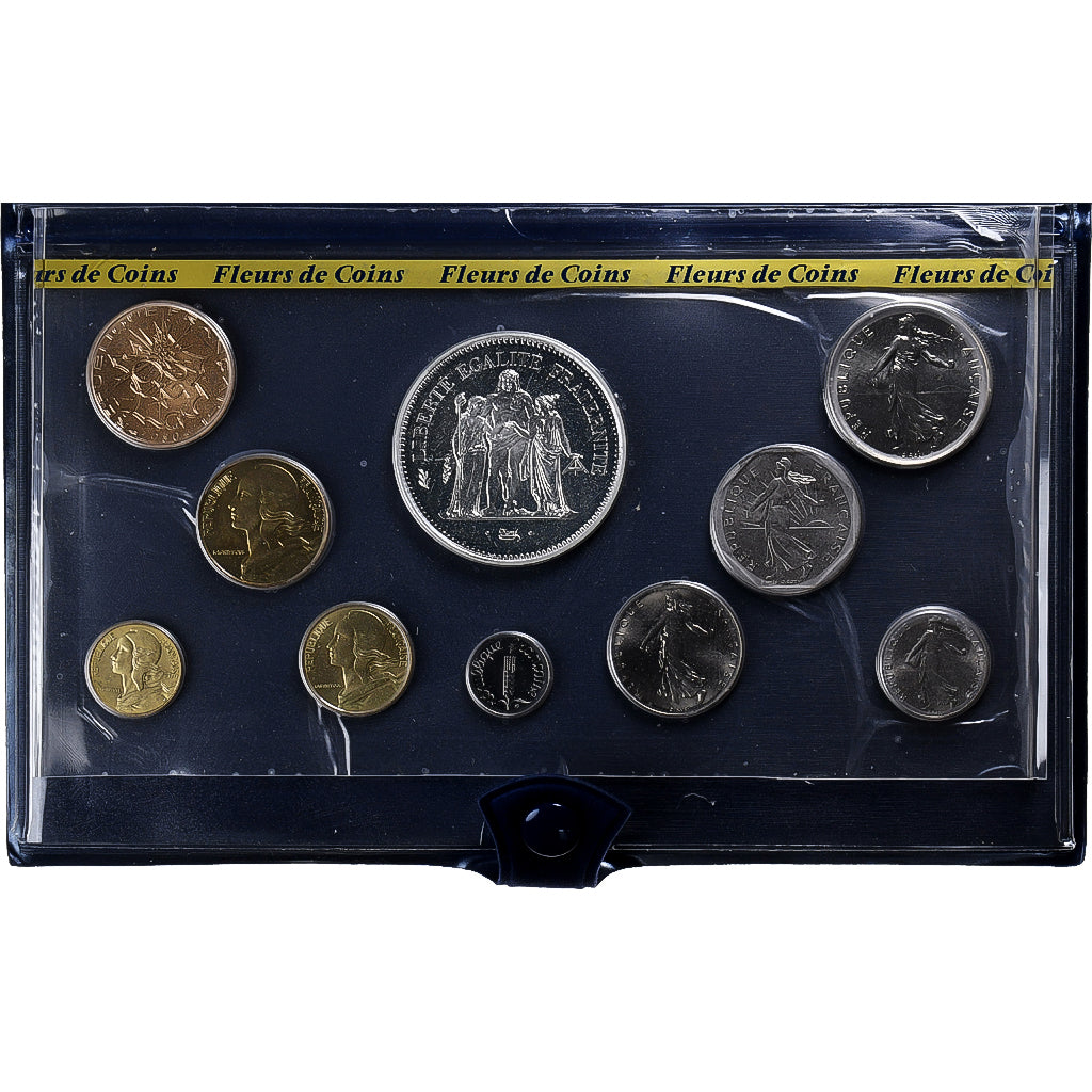Frankreich, Coffret 1 c. à 50 frs., 1980, MDP, série FDC, STGL