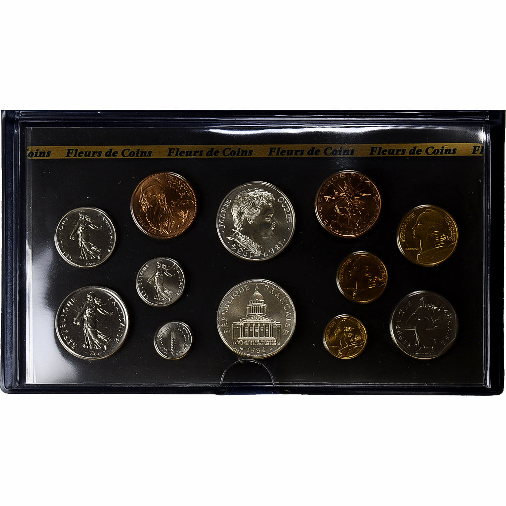 France, Coffret 1 c. à 100 frs., 1984, MDP, série FDC, FDC