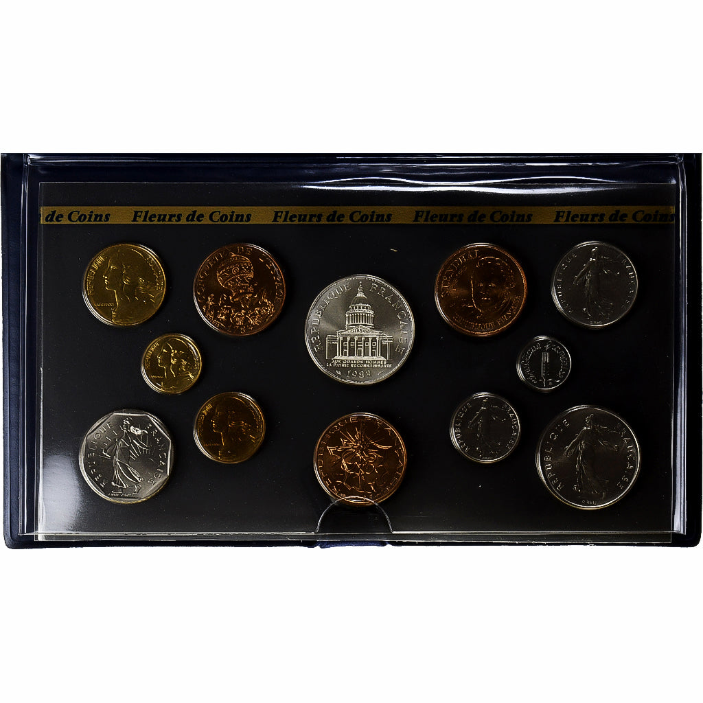Francja, Coffret 1 c. à 100 frs., 1983, MDP, série FDC, ND, MS(65-70)
