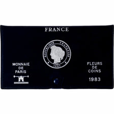 France, Coffret 1 c. à 100 frs., 1983, MDP, série FDC, MS(65-70)