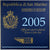 San Marino, Set 1 ct. - 5 Euro, FDC, 2005, Rome, Sin información, FDC