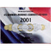 France, Coffret 1 c. à 20 frs., 2001, MDP, BU, MS(65-70)