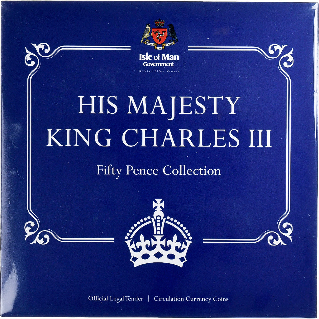 Eiland Man, Charles III, 50 Pence, Fifty Pence Collection, 2023, London