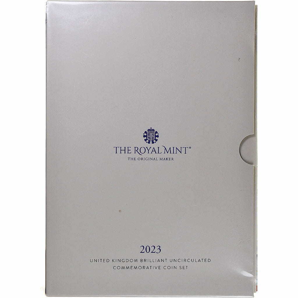 Großbritannien, Charles III, Set 1 Penny - 2 Pounds, 2023, London, BU, STGL