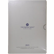 Großbritannien, Charles III, Set 1 Penny - 2 Pounds, 2023, London, BU, STGL