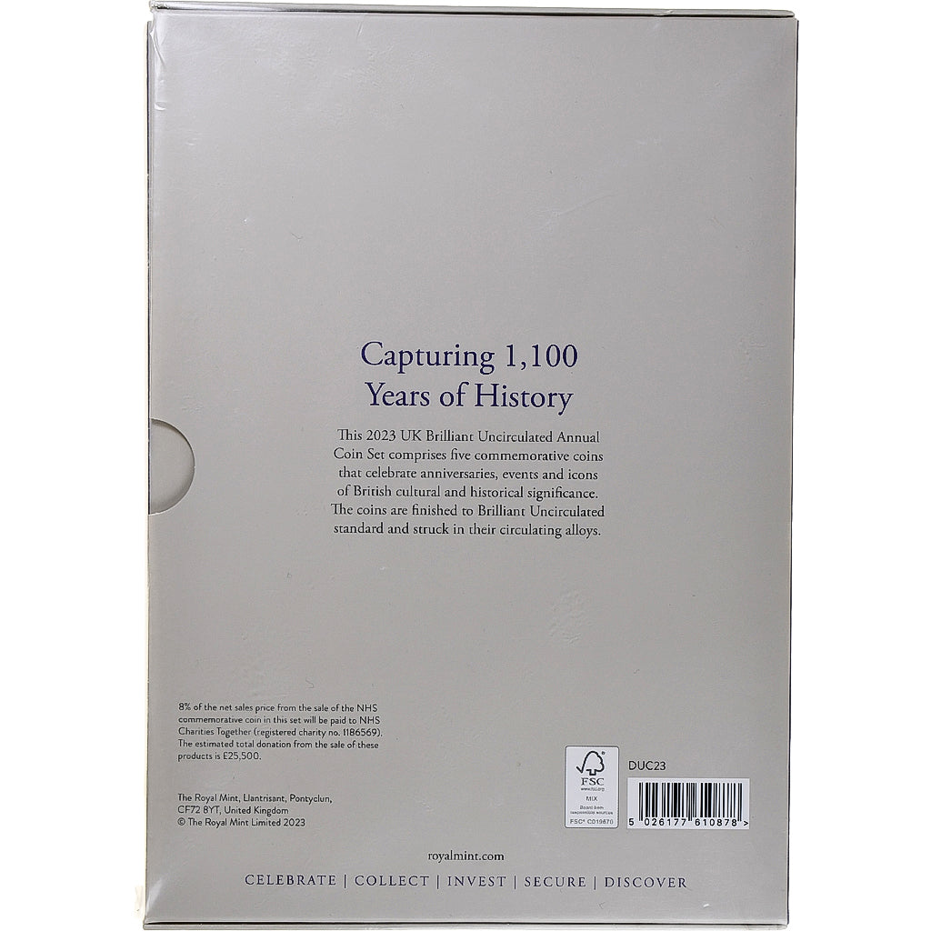 Wielka Brytania, Charles III, Set 1 Penny - 2 Pounds, 2023, London, BU, ND