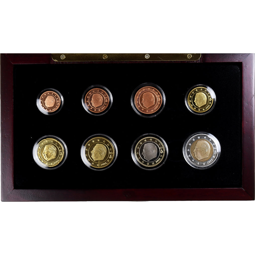 Belgium, Albert II, Set 1 ct. - 2 Euro, Proof, 2002, Brussels, MS(65-70)