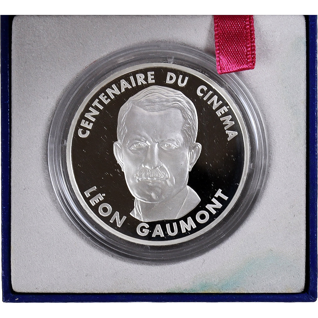 France, 100 Francs, Léon Gaumont, 1995, MDP, Proof, Silver, MS(65-70)