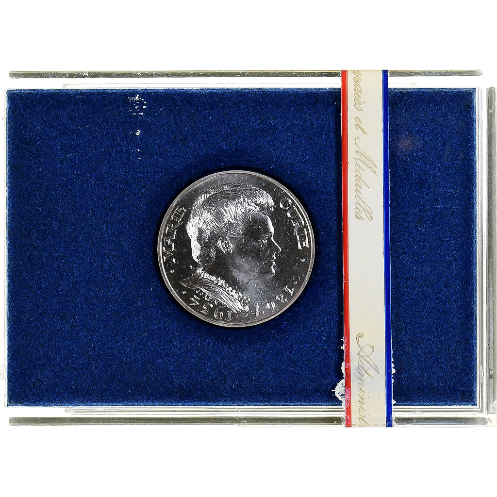 France, 100 Francs, Marie Curie, 1984, MDP, BU, Argent, FDC