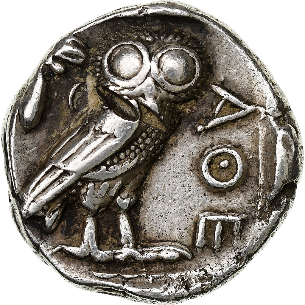 Attica, Tetradrachm, ca. 454-404 BC, Athens, Argento, BB, SNG-Cop:31, HGC:4-1597