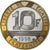 France, 10 Francs, Génie, 1998, MDP, BE, Bimétallique, FDC, Gadoury:827a