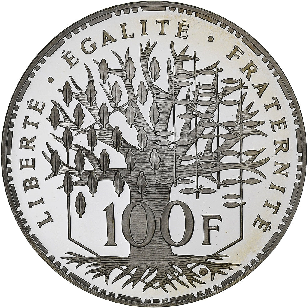 Frankrijk, 100 Francs, Panthéon, 1998, MDP, Proof, Bi-Metallic, FDC