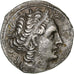 Egypte, Ptolemy XII, Tetradrachm, 55-54 BC, Alexandria, Zilver, PR, SNG-Cop:394