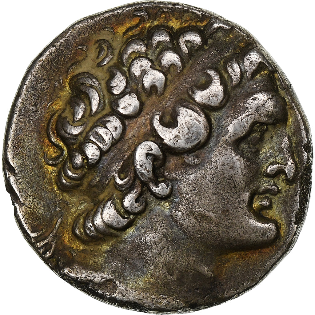 Egipt, Ptolemy VIII, Tetradrachm, 138-137 BC, Kition, Srebro, AU(50-53)