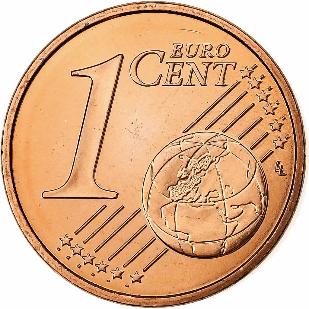 Francja, Euro Cent, BU, 2001, MDP, Miedź platerowana stalą, MS(65-70), KM:1282