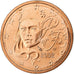 France, 2 Euro Cent, BU, 2002, MDP, Copper Plated Steel, MS(65-70), KM:1283