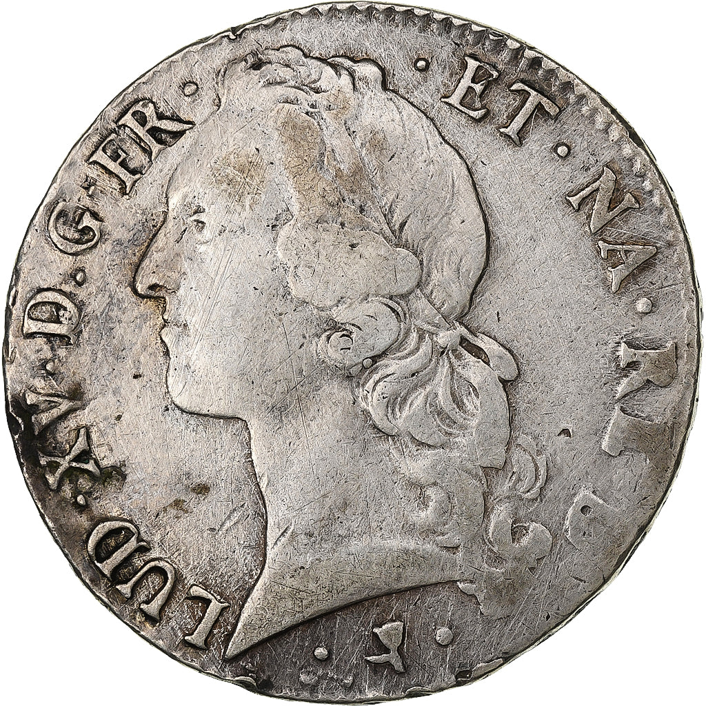 Frankrijk, Louis XV, Écu de Béarn au bandeau, 1767, Pau, Zilver, FR