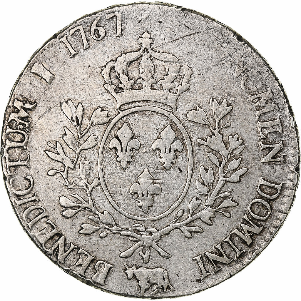 Frankrijk, Louis XV, Écu de Béarn au bandeau, 1767, Pau, Zilver, FR