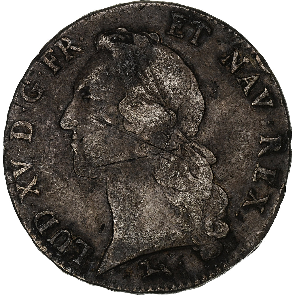 Frankreich, Louis XV, Écu au bandeau, 1744, Bayonne, Silber, S, Gadoury:322