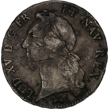 Frankreich, Louis XV, Écu au bandeau, 1744, Bayonne, Silber, S, Gadoury:322