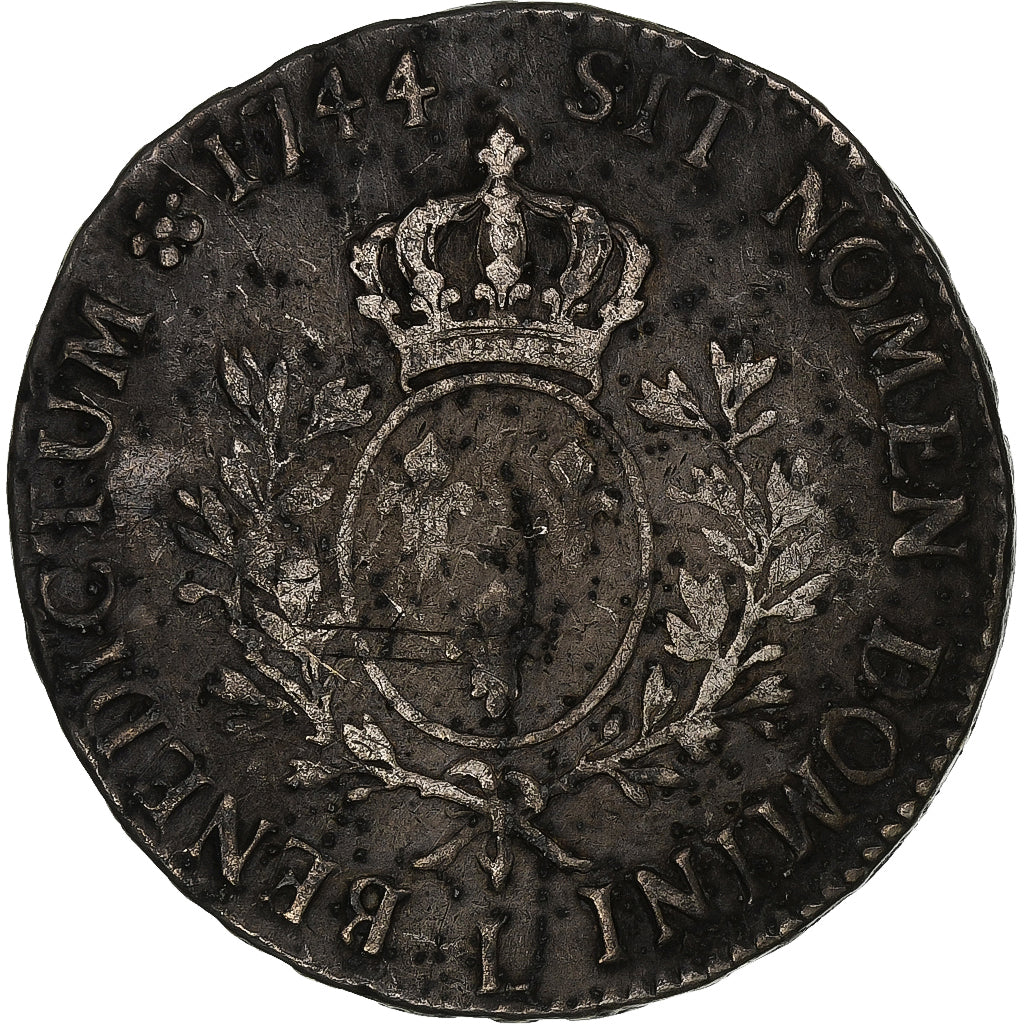 Frankreich, Louis XV, Écu au bandeau, 1744, Bayonne, Silber, S, Gadoury:322