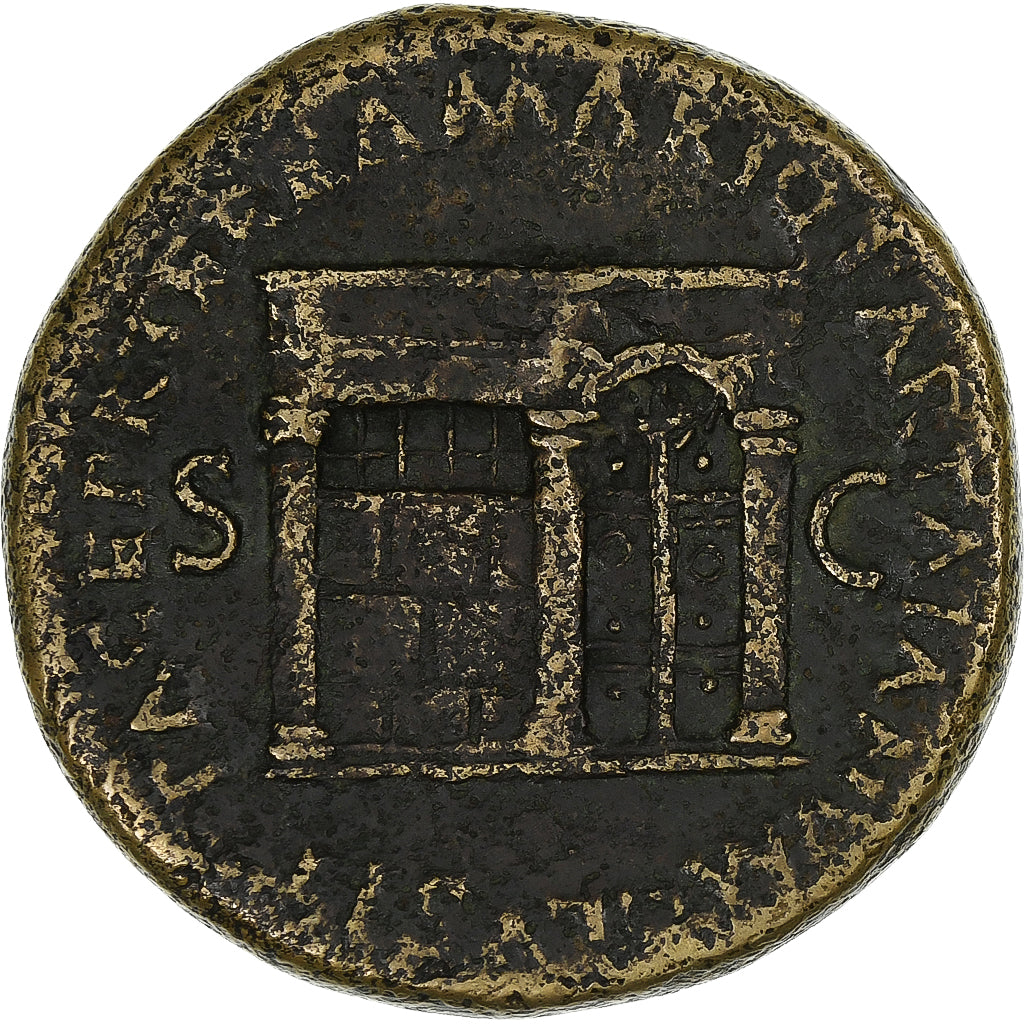 Nero, Sestertius, 62-68, Rome, Bronze, VF(30-35), RIC:270