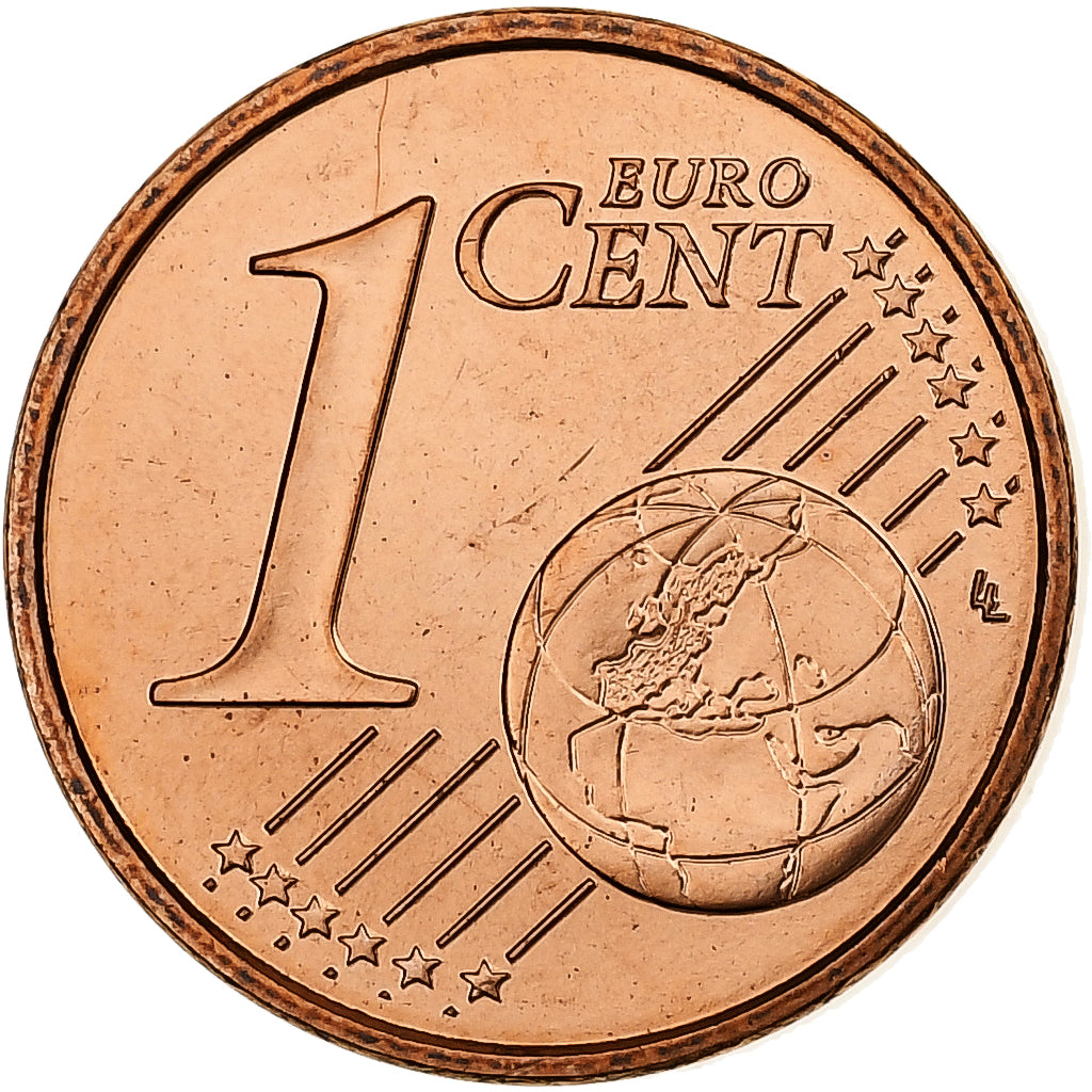 Frankrijk, Euro Cent, BU, 2003, MDP, Copper Plated Steel, FDC, KM:1282