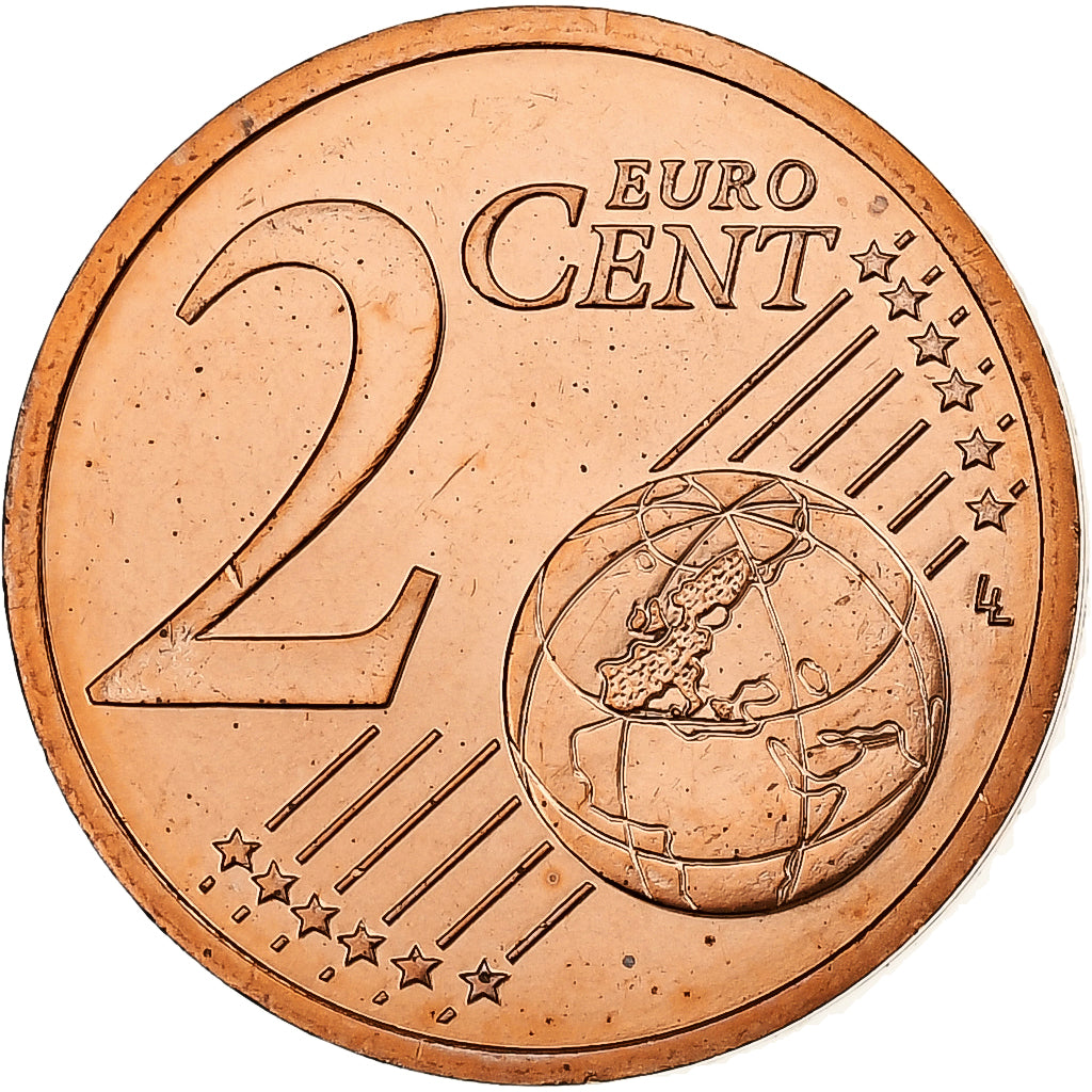 França, 2 Euro Cent, BU, 2003, MDP, Aço Cromado a Cobre, MS(65-70), KM:1283