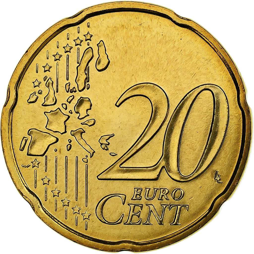 France, 20 Euro Cent, BU, 2003, MDP, Nordic gold, MS(65-70), KM:1286