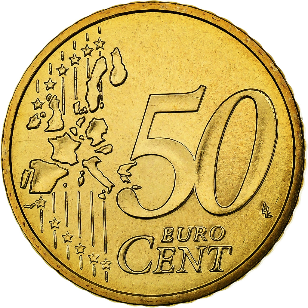 França, 50 Euro Cent, BU, 2003, MDP, Nordic gold, MS(65-70), KM:1287