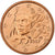 França, Euro Cent, BU, 2007, MDP, Aço Cromado a Cobre, MS(65-70), KM:1282
