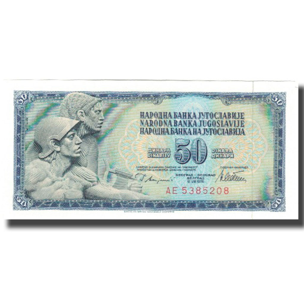 Banknote, Yugoslavia, 50 Dinara, 1978-08-12, KM:89a, UNC(65-70)