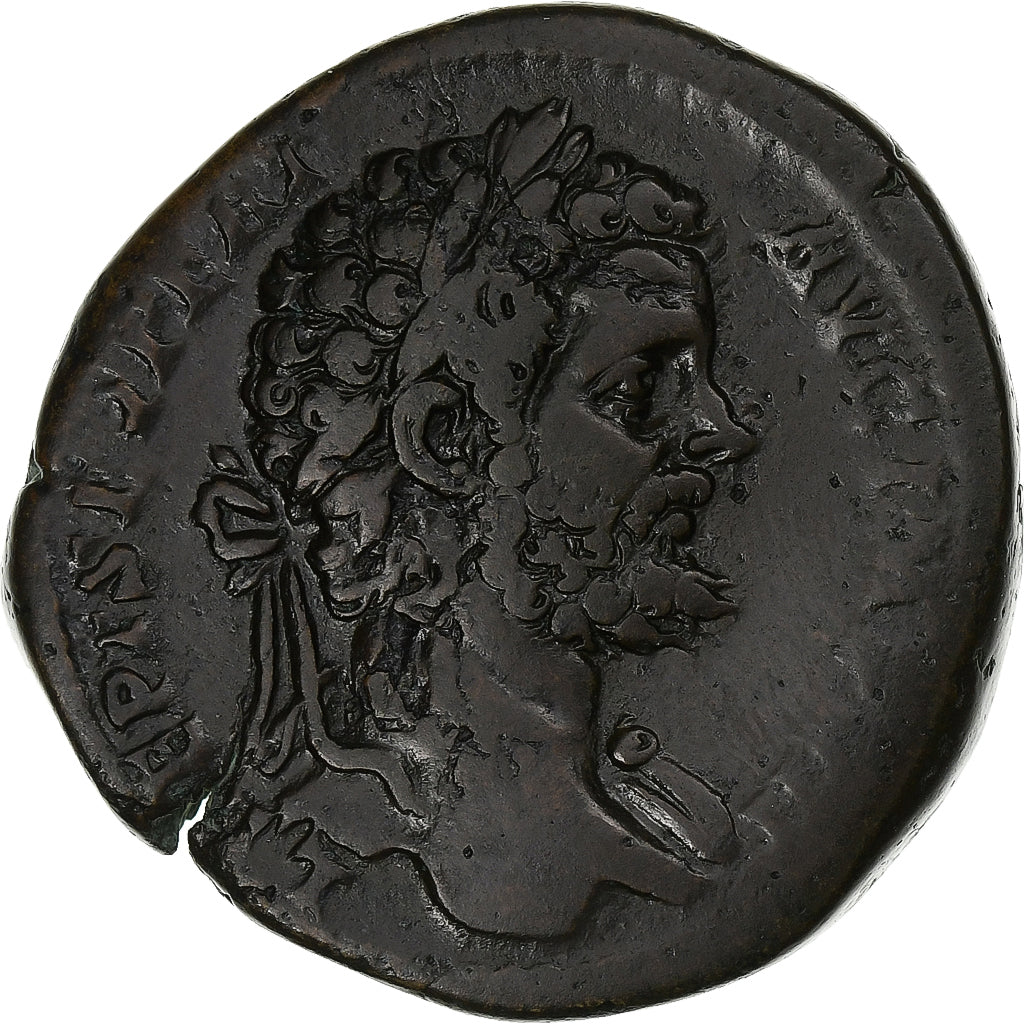 Septime Sévère, Sesterce, 195-196, Rome, Bronze, TTB, RIC:700b