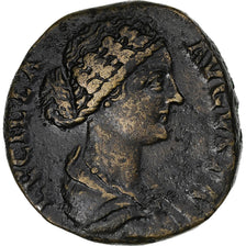 Lucilla, Sestertius, 164-169, Rome, Bronze, EF(40-45), RIC:1728