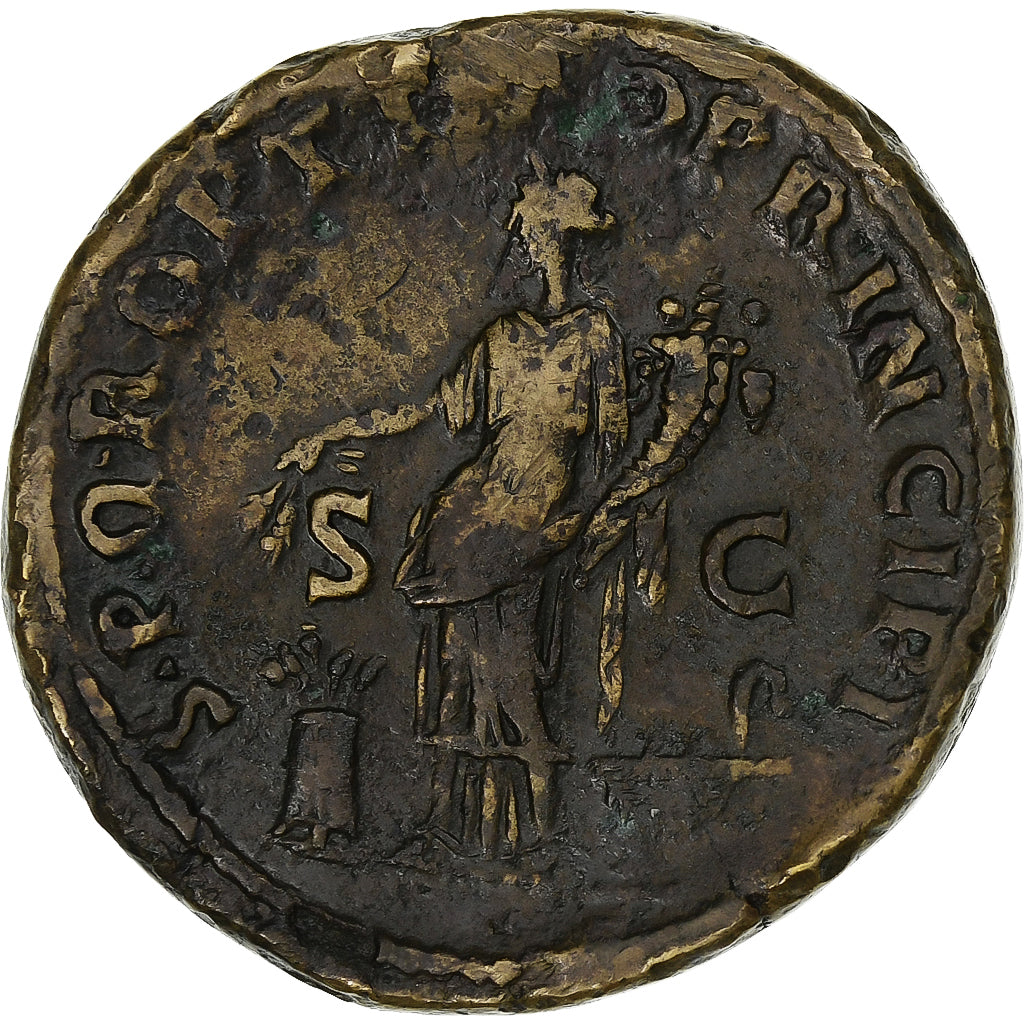 Trajan, Sestertius, 103-111, Rome, Bronze, EF(40-45), RIC:492